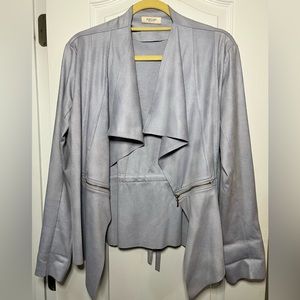 Luxury periwinkle coat